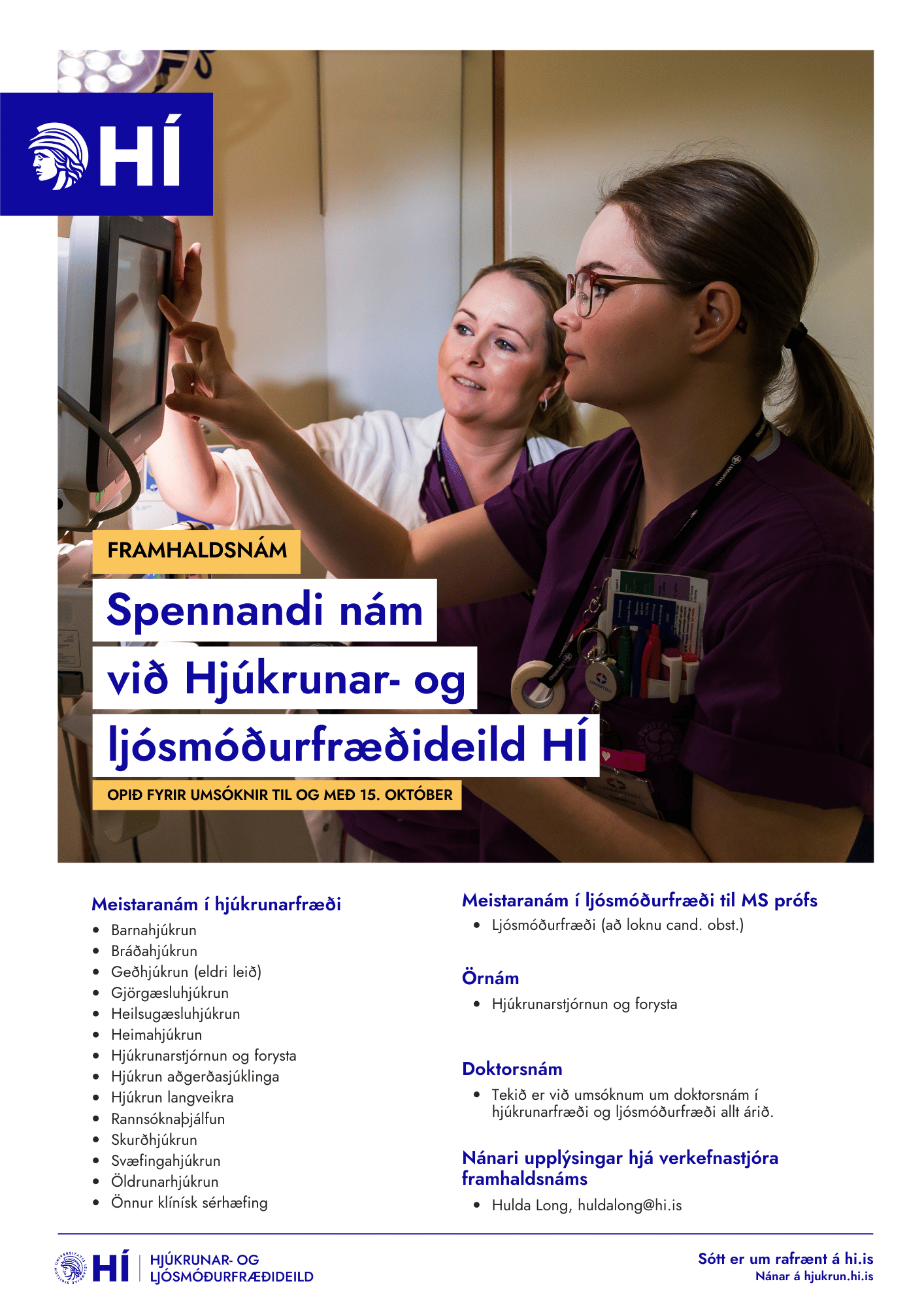 Kynningarfundur um námsframboð á vorönn 2026 