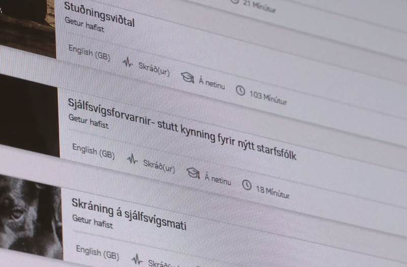 Sí- og endurmenntun starfsmanna Landspítala í nýtt rafrænt námsumsjónarkerfi (myndskeið)