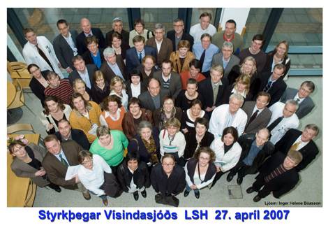 Styrkir úr Vísindasjóði LSH 2007