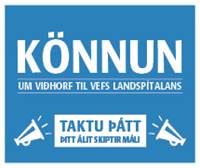 Könnun um viðhorf til Landspítalavefsins.